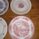 Set of 12 different flat plates