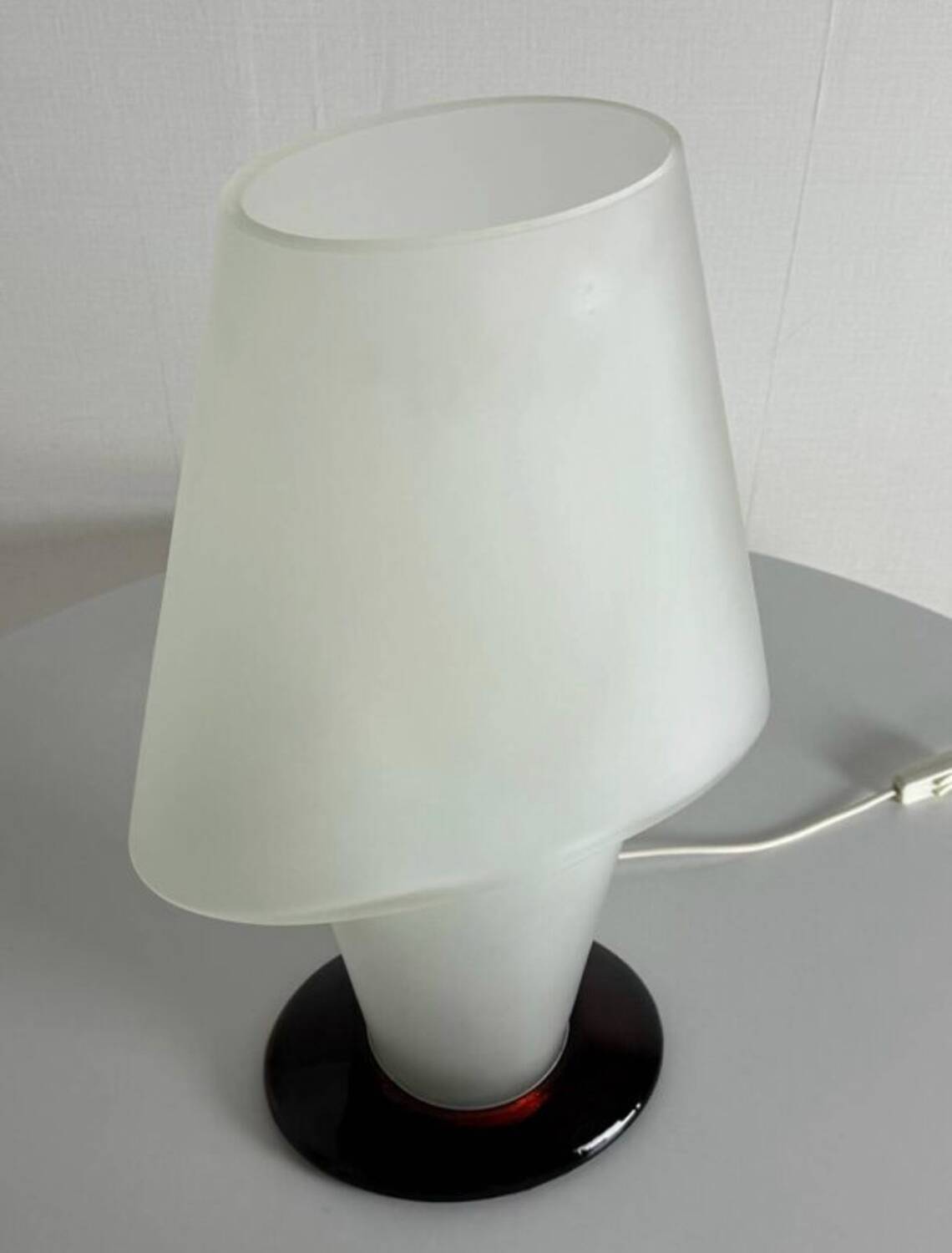 Lampe à poser en Verre de Murano attribuée à Mazzega - vintage - année