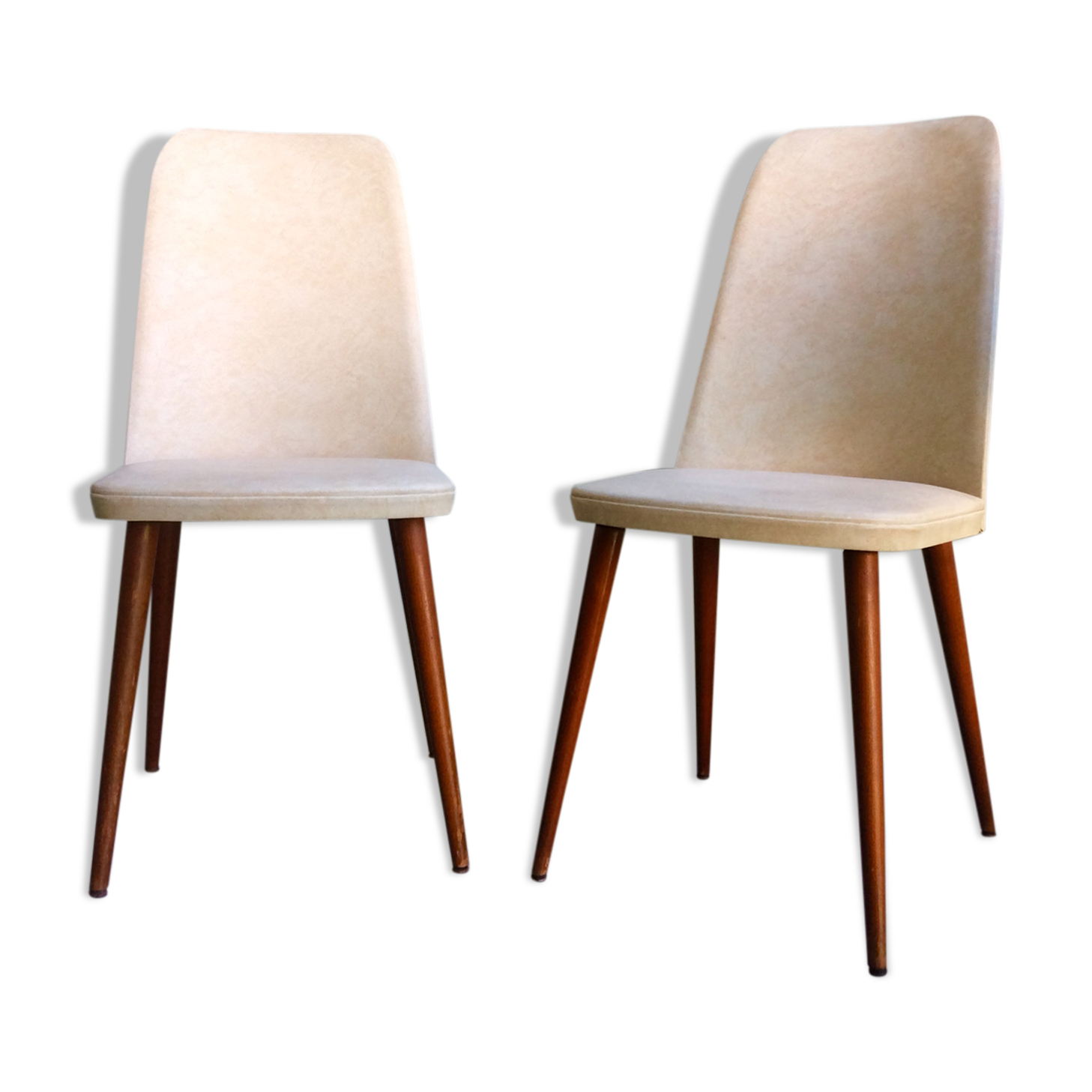 2 chairs barrel skaÏ years 50-60