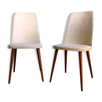 2 chairs barrel skaÏ years 50-60