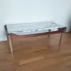 rosewood marble coffee table
