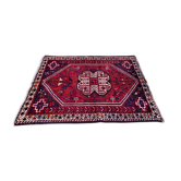 Tapis Tribal Vintage 160x117 cm Laine Oriental Tapis Fait à la Main Rouge, Moyen