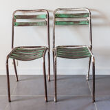 Tolix chairs, model T2 by Xavier Pouchard