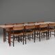 Large French rustic farmhouse table 19th century