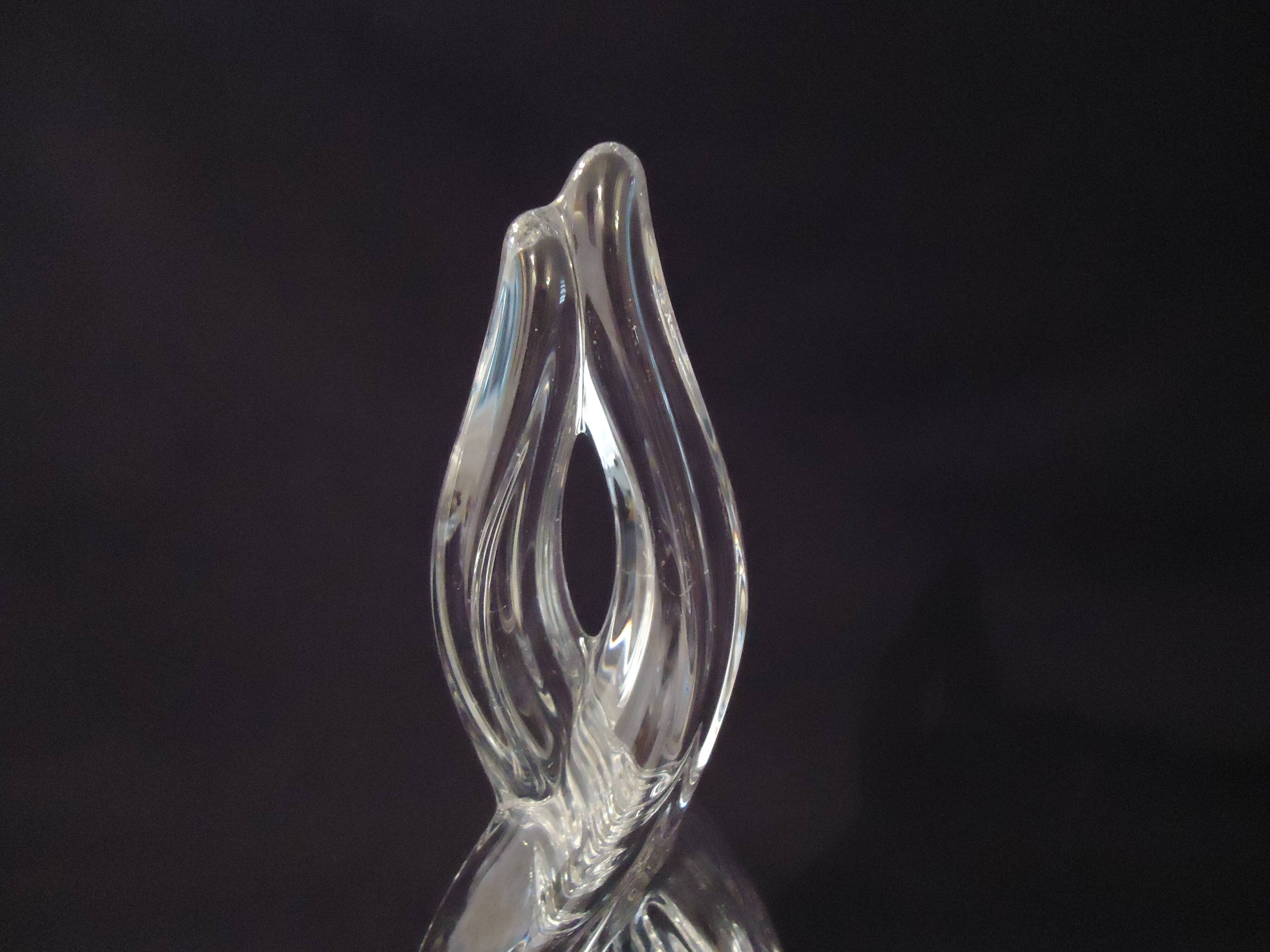 Two-light crystal chandelier Vannes Le Chatel A482