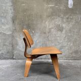 LCW Lounge Chair in ash wood, designed by Eames for Evans/Herman Miller, 1950s