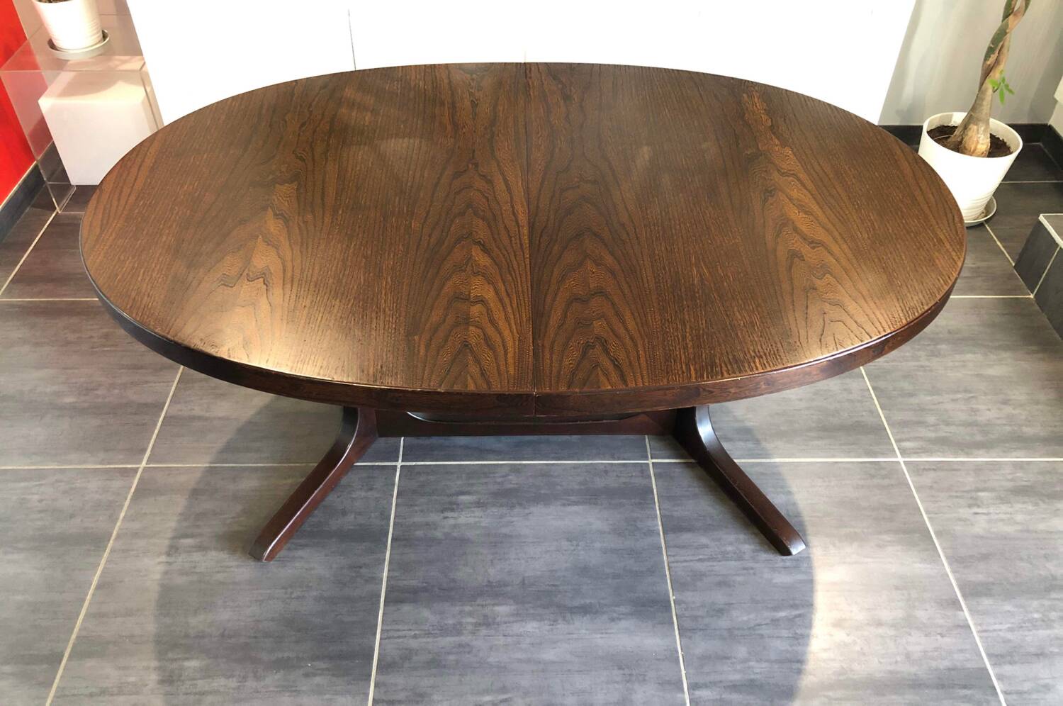 Vintage Baumann extendable table 1970s