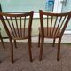 Lot de 4 chaises de bistrot bois Baumann
