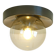 Vintage sconce flush mount mid-century ceiling light space age style 1980's