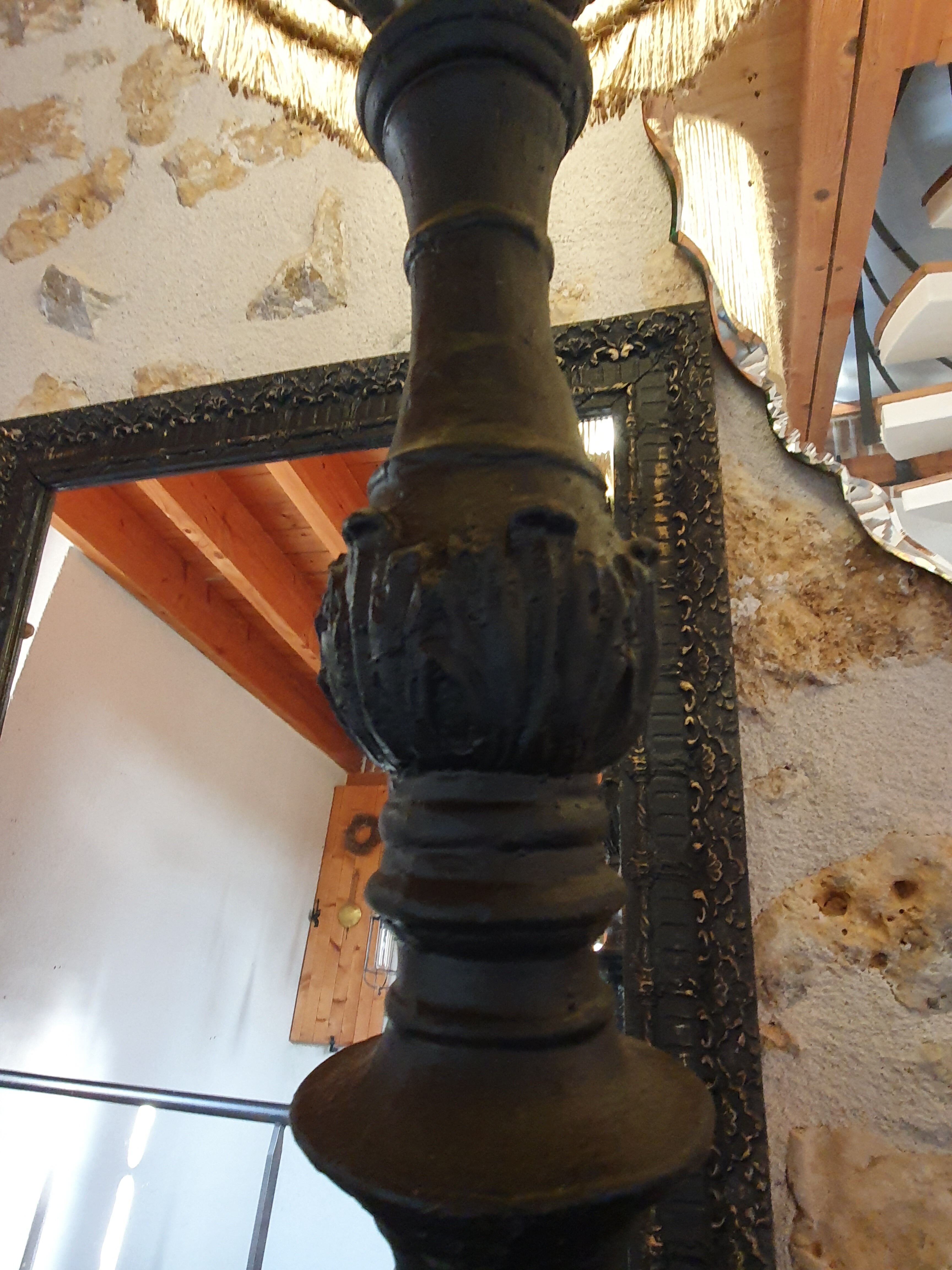 Pair of candlestick lamps