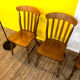 Série de chaises scandinave 45 cm