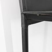 1980s Set of Four Dining Chairs in Leather in Matteo Grassi Style, Italy
