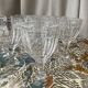Set of 9 crystal liqueur glasses by nancy art of table