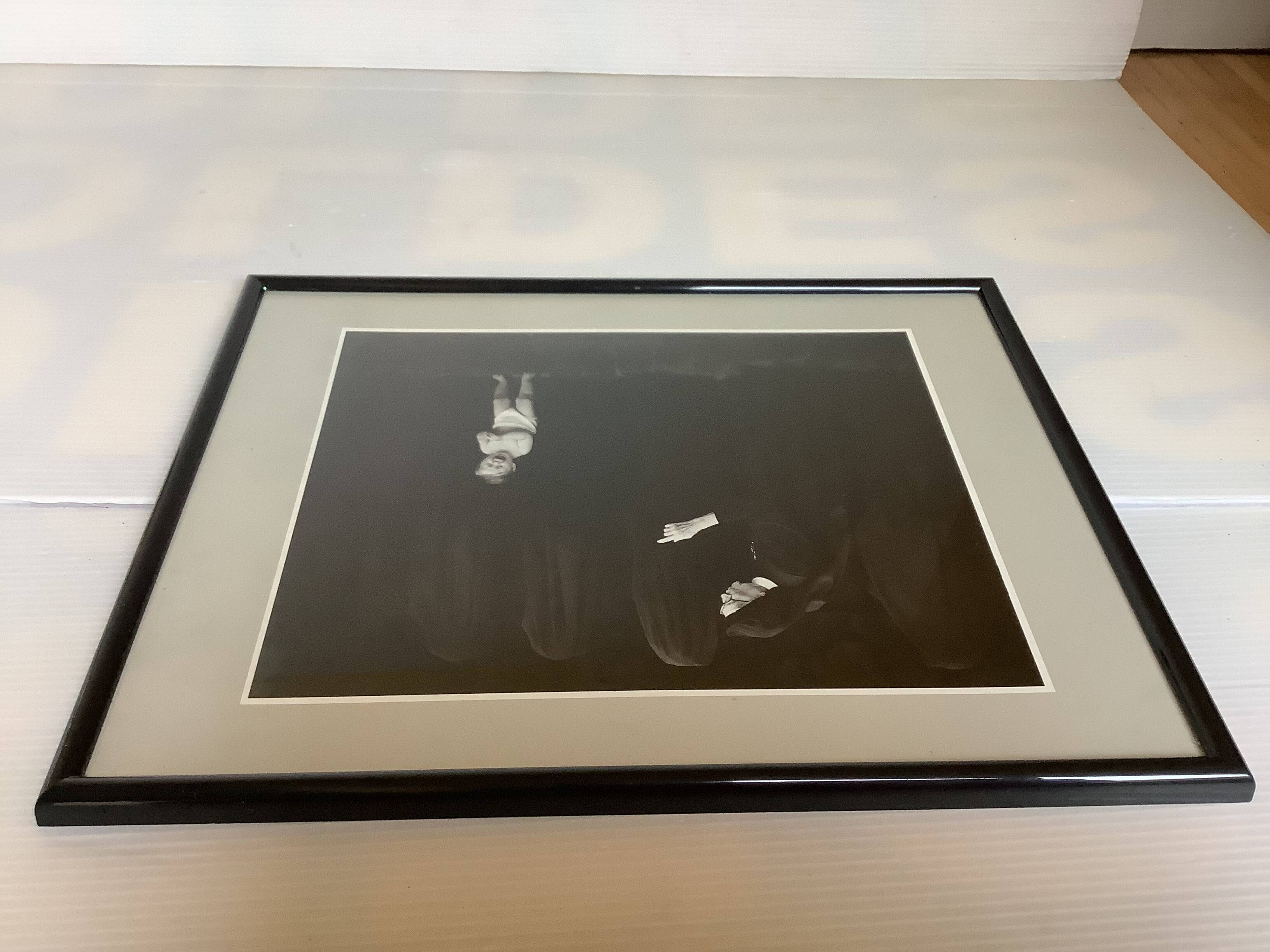 Photo frame entitled please be silent by Pedro Luis Raota