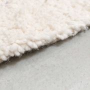 Berber carpet beni ouarain ecru blue line 243x160m