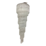 Murano Glass Sputnik Quadriedro Spyral Italian Chandelier