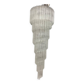 Murano Glass Sputnik Quadriedro Spyral Italian Chandelier