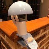 Lampe champignon applique bleu et blanche sarlam