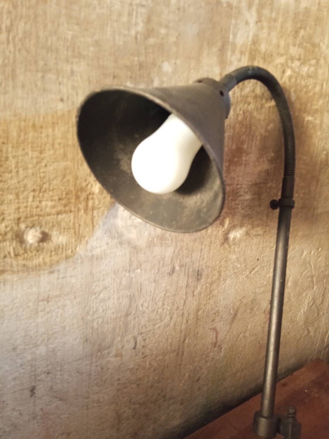 Lampe d'atelier, attribuée à Alphonse Pinoit, années 30 à 50