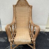 Rattan armchair