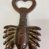 Brass lobster bottle opener