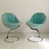 Pair of Sphère chairs by Boris Tabacoff, vintage 1970s design