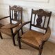 Paire de fauteuils rustiques esprit Charles Dudouyt