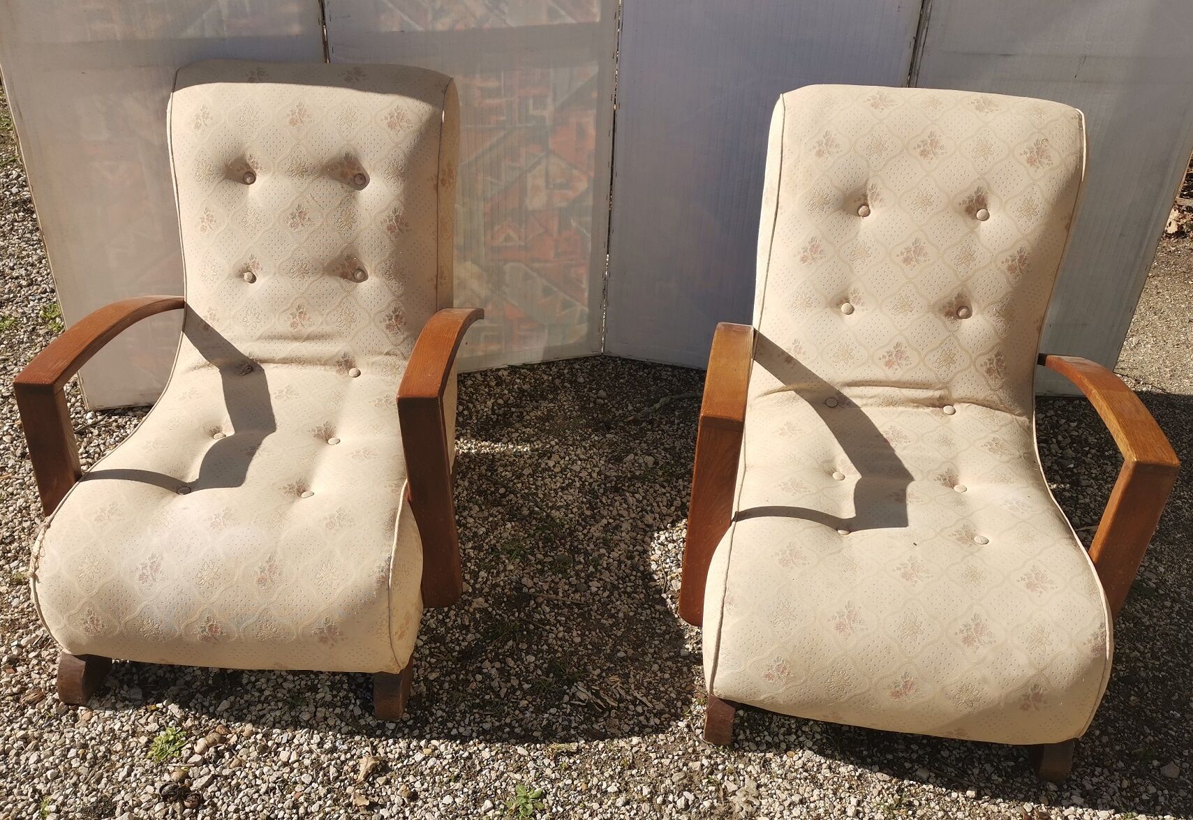 Pair of art deco armchairs 1930