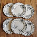 Old HC dessert plates, iron earth