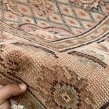 Oushak Melon Turkish Rug 180x290 Rose Vintage Carpet -Rose Beige Rug -Rose Area Rug -Turkish Carpet