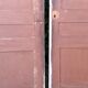 Pair of old cupboard doors h220.5xL75cm each