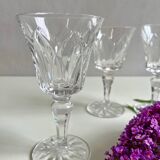 9 St Louis crystal wine glasses