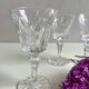 9 St Louis crystal wine glasses