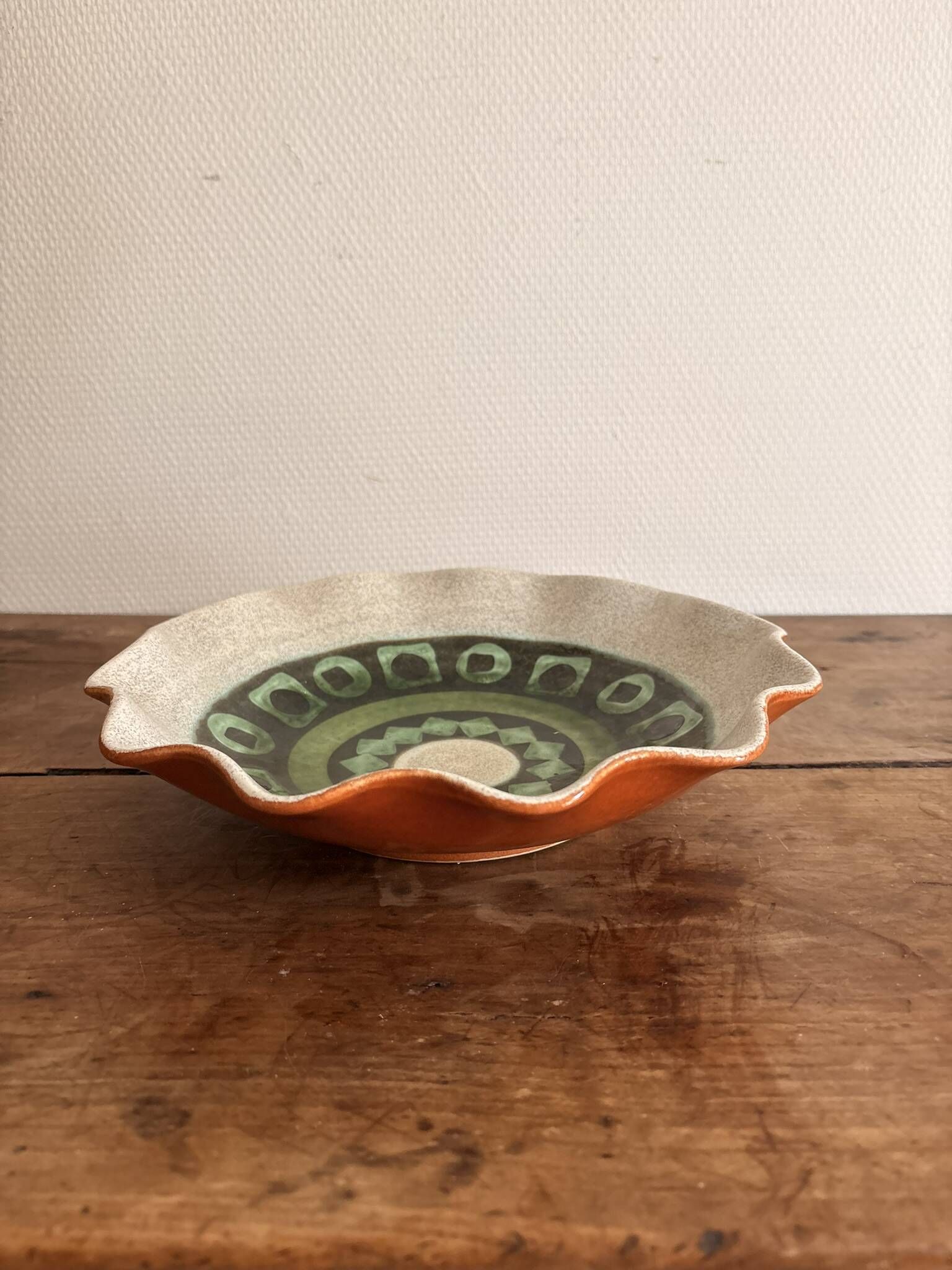 Bowl Coupe Basket West Germany Pottery Fat Lava Carstens Scheurich G