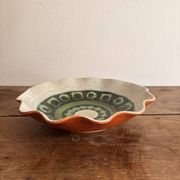 Bowl Coupe Basket West Germany Pottery Fat Lava Carstens Scheurich G