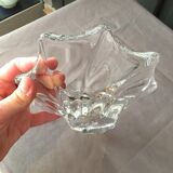 Superb ashtray or empty pocket of octagonal baccarat crystal shape