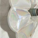 Mid-century iridescent porcelain wall lamp by Goebel for PAN Germany 1970s