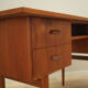 Teak desk, Danish design, 1970s, production: Denmark