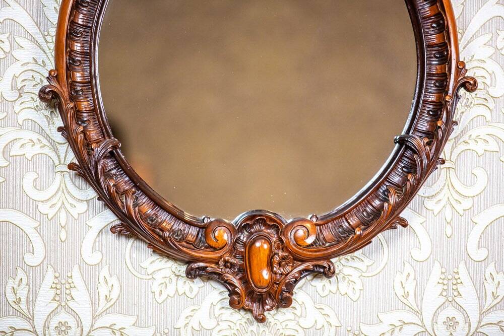 Rococo Revival Style Mirror, 1950s