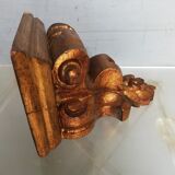 Wall lamp console gilded wood early XXem