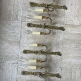 Louis XVI style bronze wall lights attributed to Henri Vian
