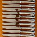 Christofle 48-piece flatware ribbon set, near mint condition