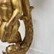 19th century gilded carved wooden presentation column