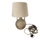 Vintage pyrite stone lamp