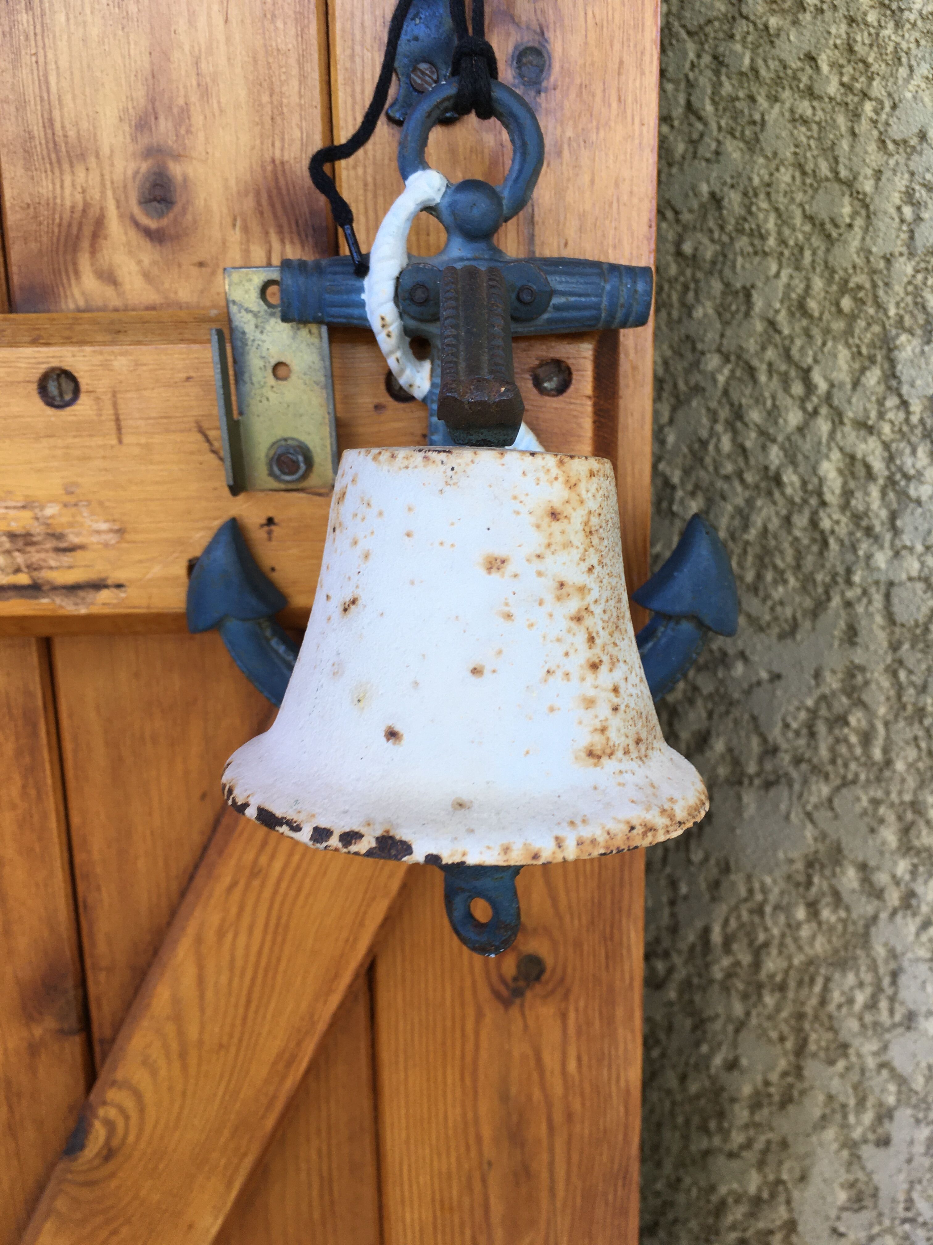 Garden bell in ironwork