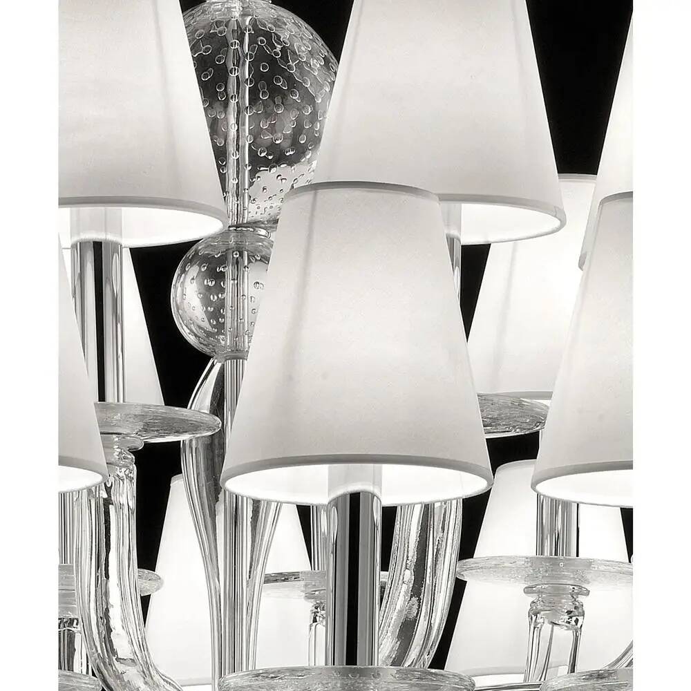 Italian Green Felci Murano Glass Chandelier Green by Simoeng for Simoeng