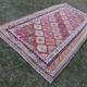 Vintage Turkish kilim handwoven 154x294 cm
