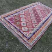 Tapis Kilim turc vintage tissé main