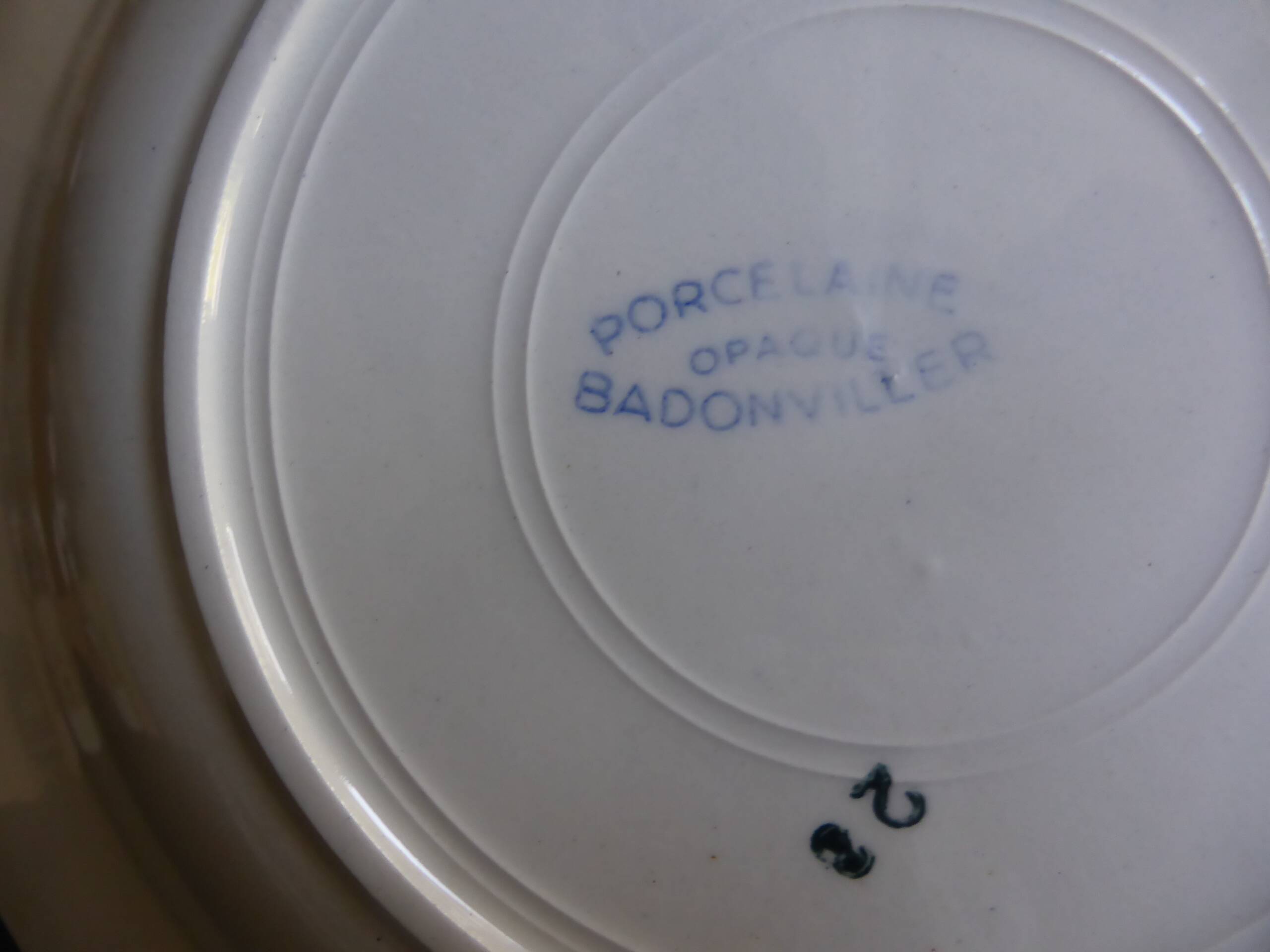 6 deep plates Badonviller 200851