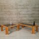 Pair of coffee tables 1970/1980